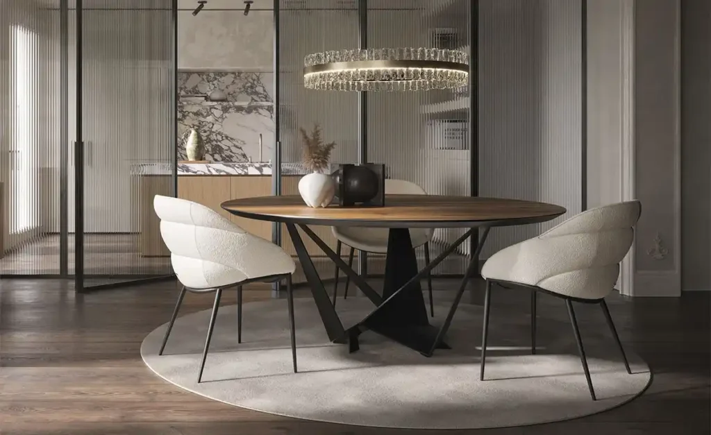 Table Skorpio round cattelan