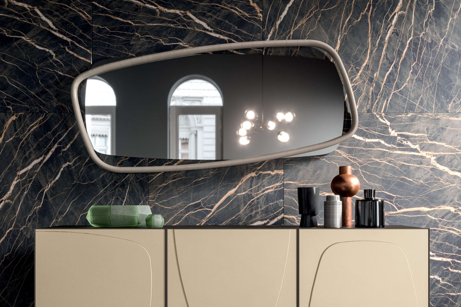 Miroir Golden Ozzio