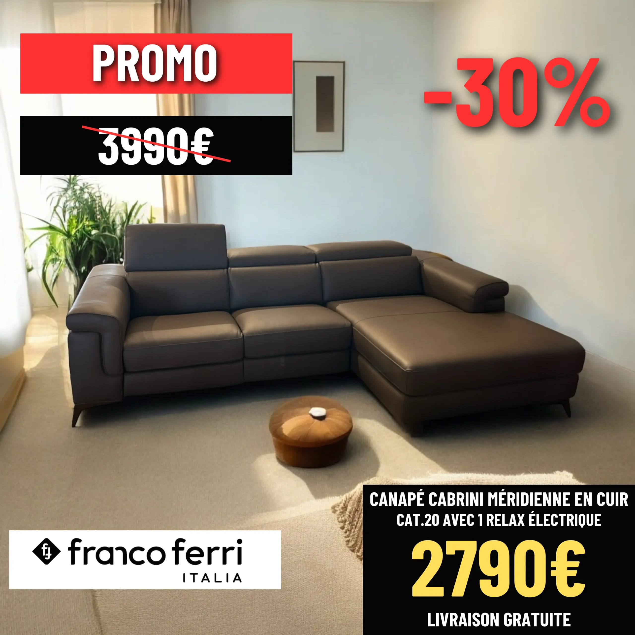 Promo Canapé Cabrini Franco Ferri