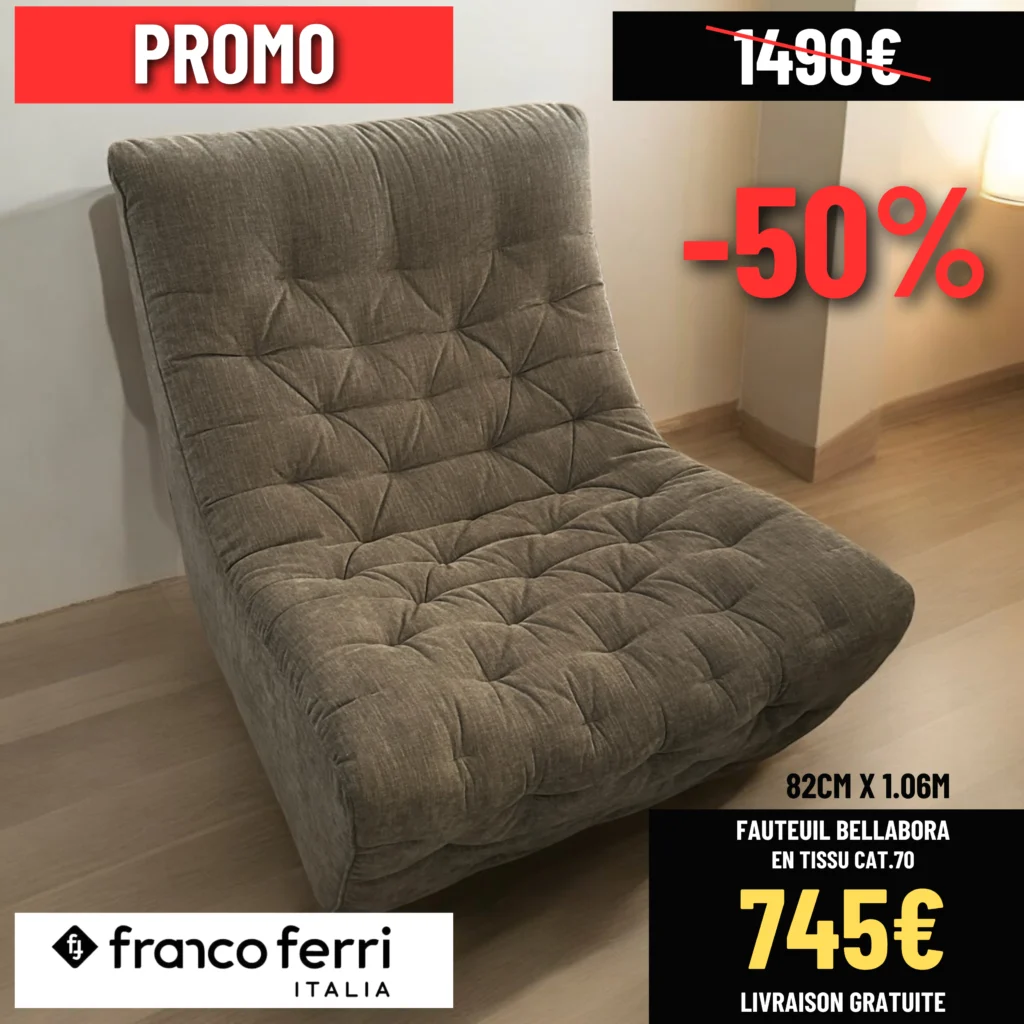 Promo Fauteuil Bella Bora FrancoFerri